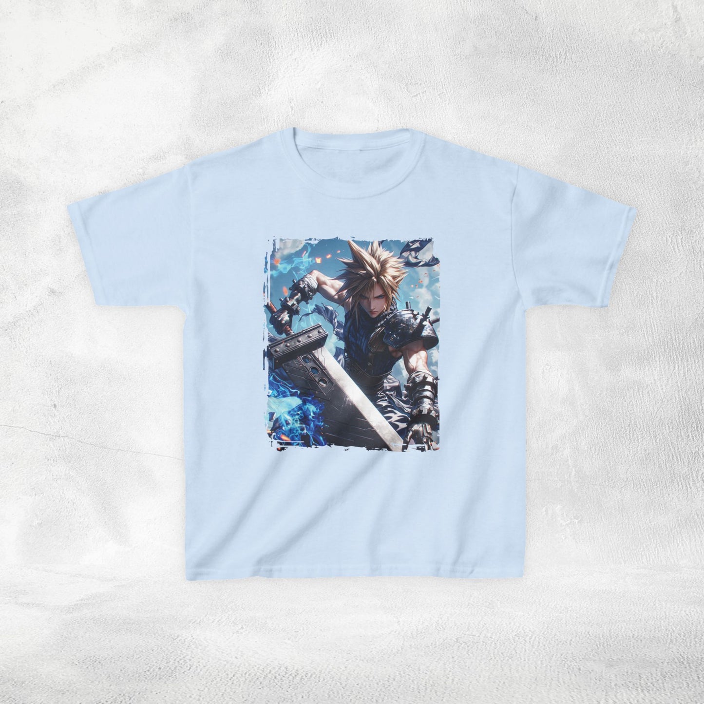 Kids gaming shirt Final Fantasy Cloud Strife