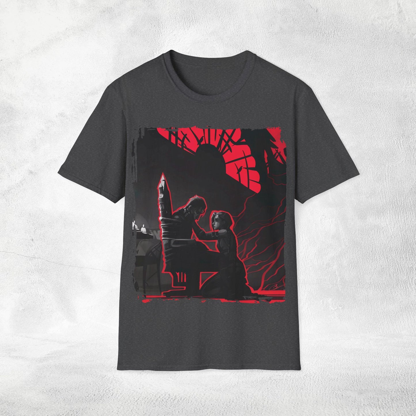 Unisex Gaming shirt Arcane Series LOL Jinx and Silco