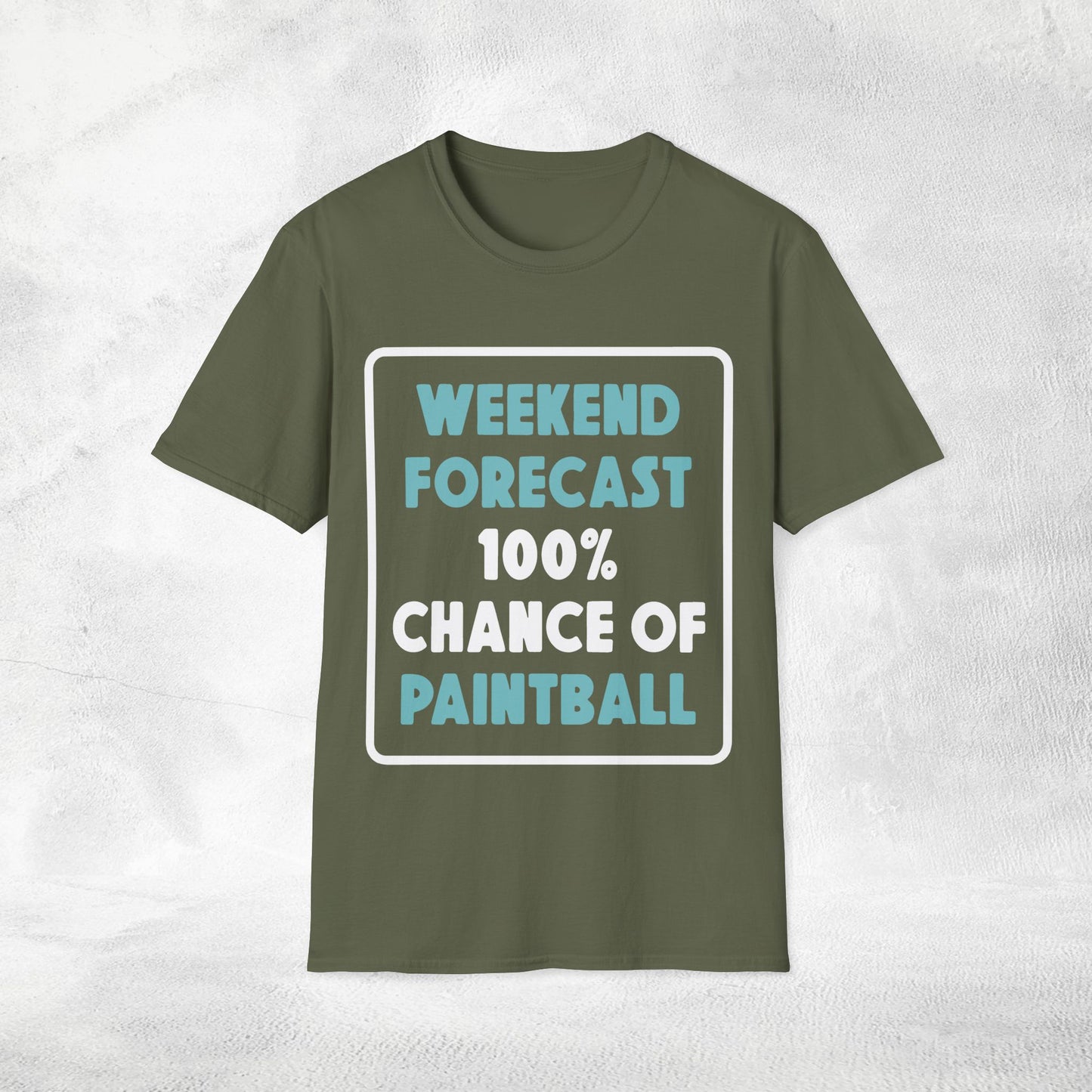 Unisex paintball shirt weekend