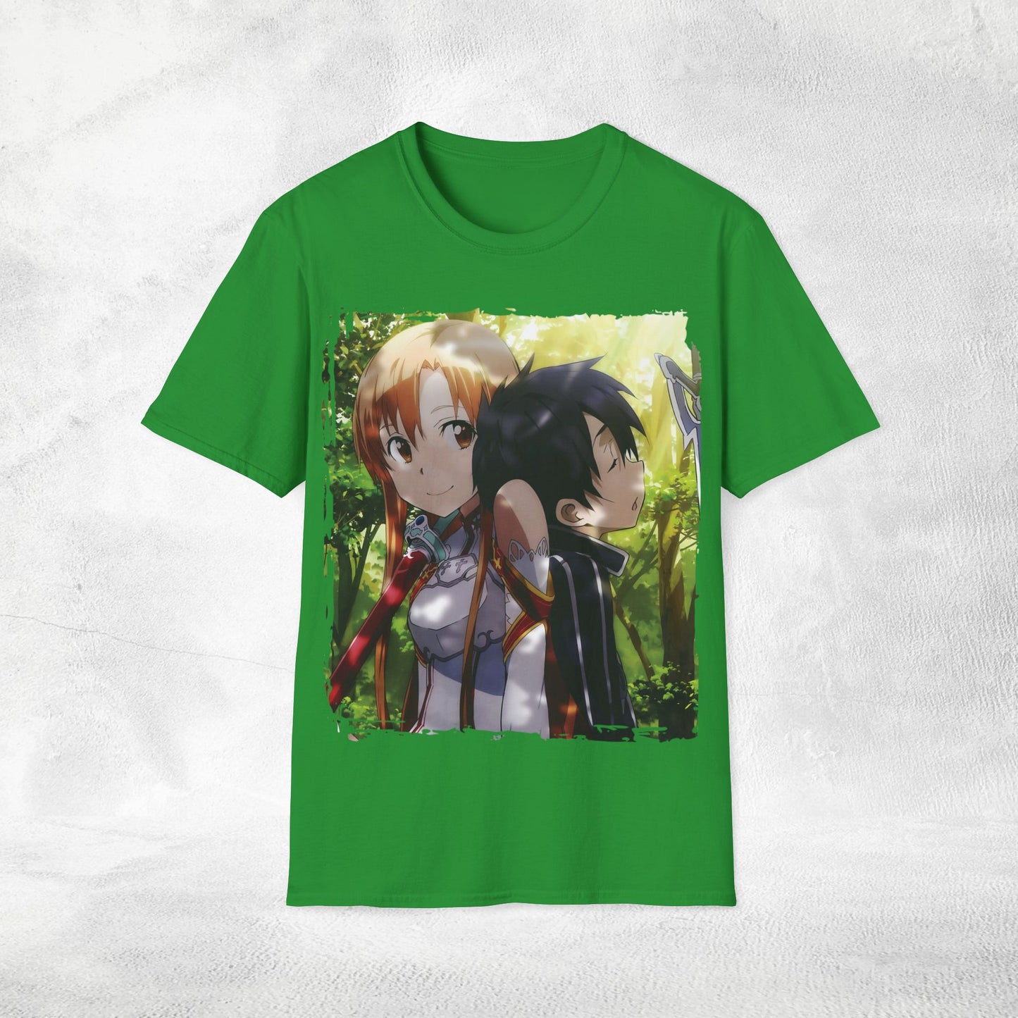 Unisex anime shirt Kazuto Kirigaya / Kirito and Asuna Yuuki