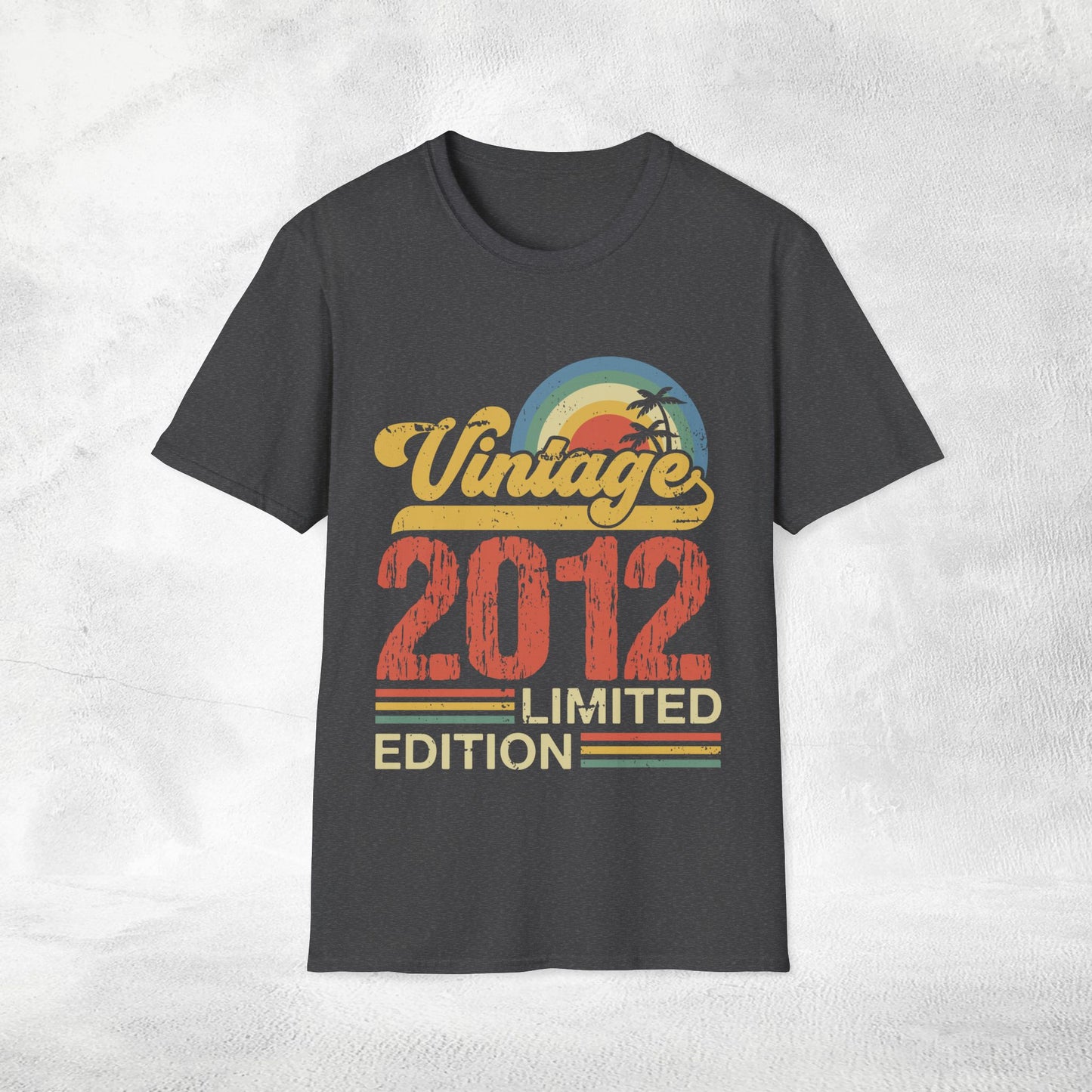 Unisex year of birth shirt 2012