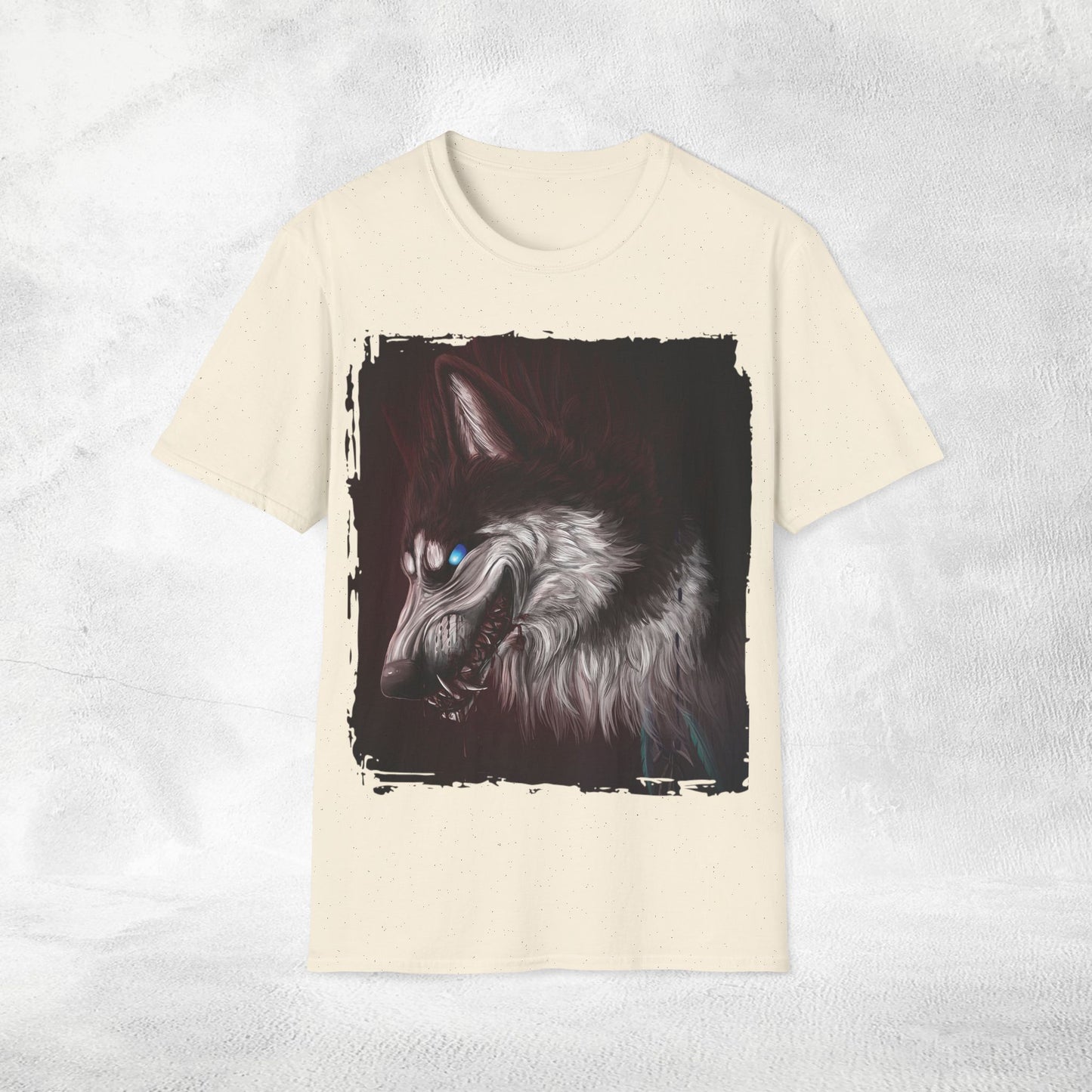 Unisex natural Beasts shirts wolf