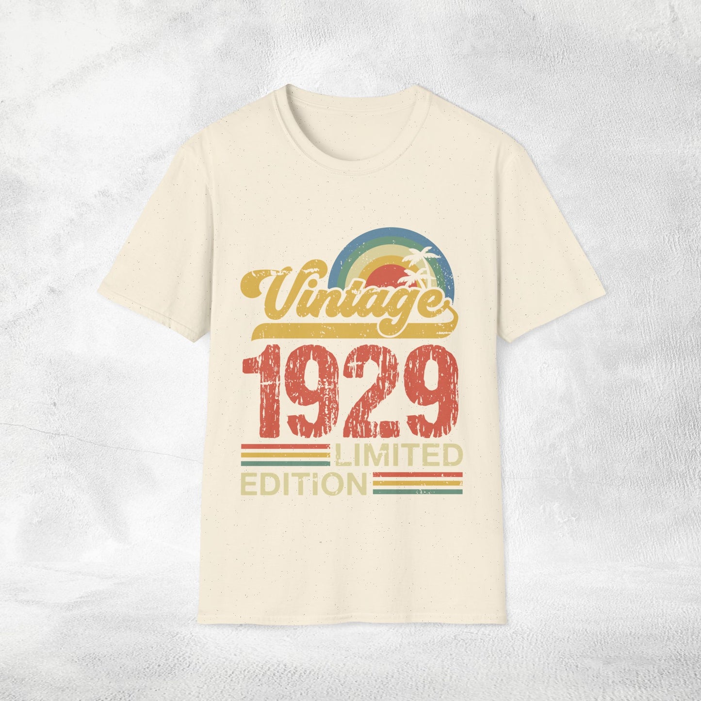 Unisex year of birth shirt 1929