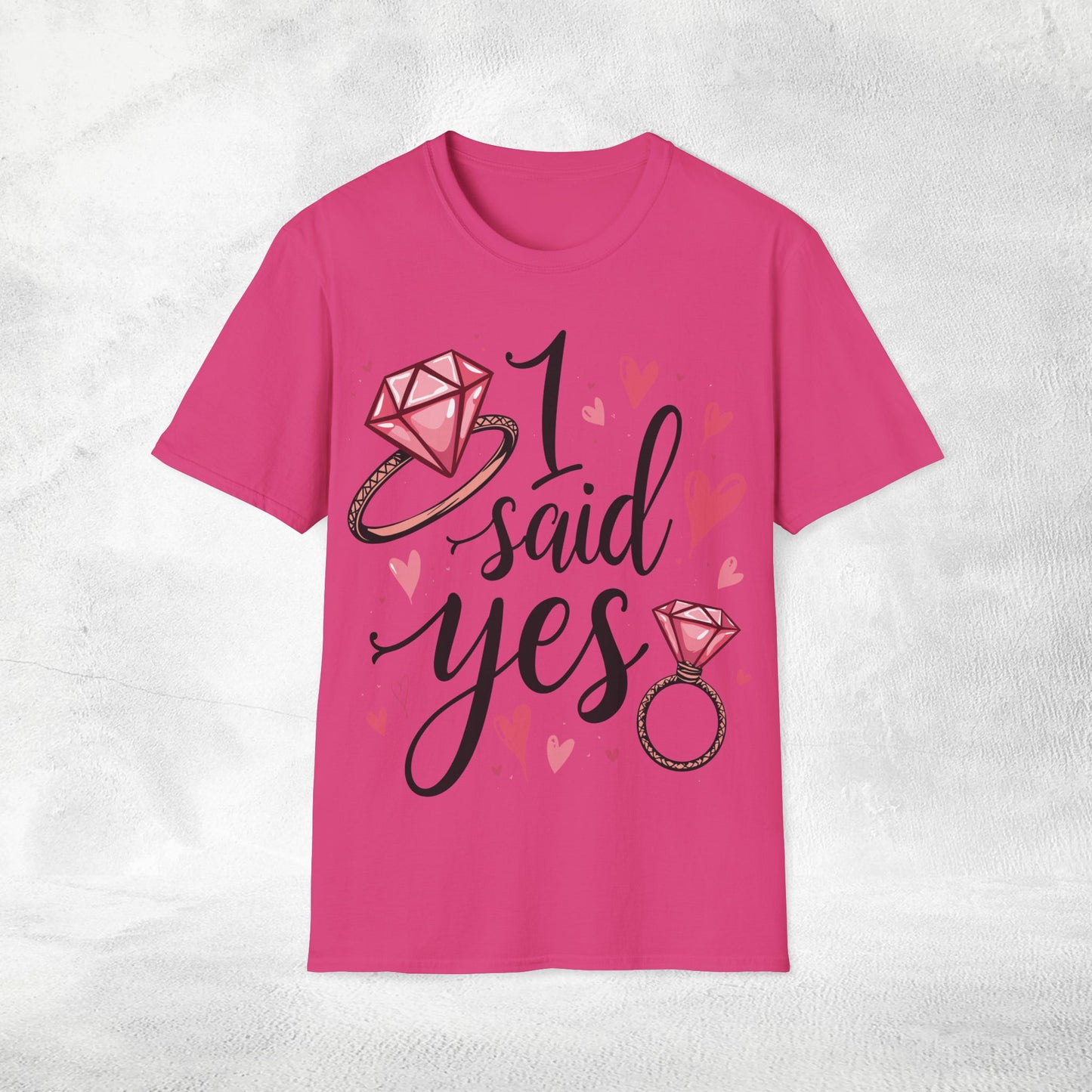 Women T-Shirt I said yes bachelorette party