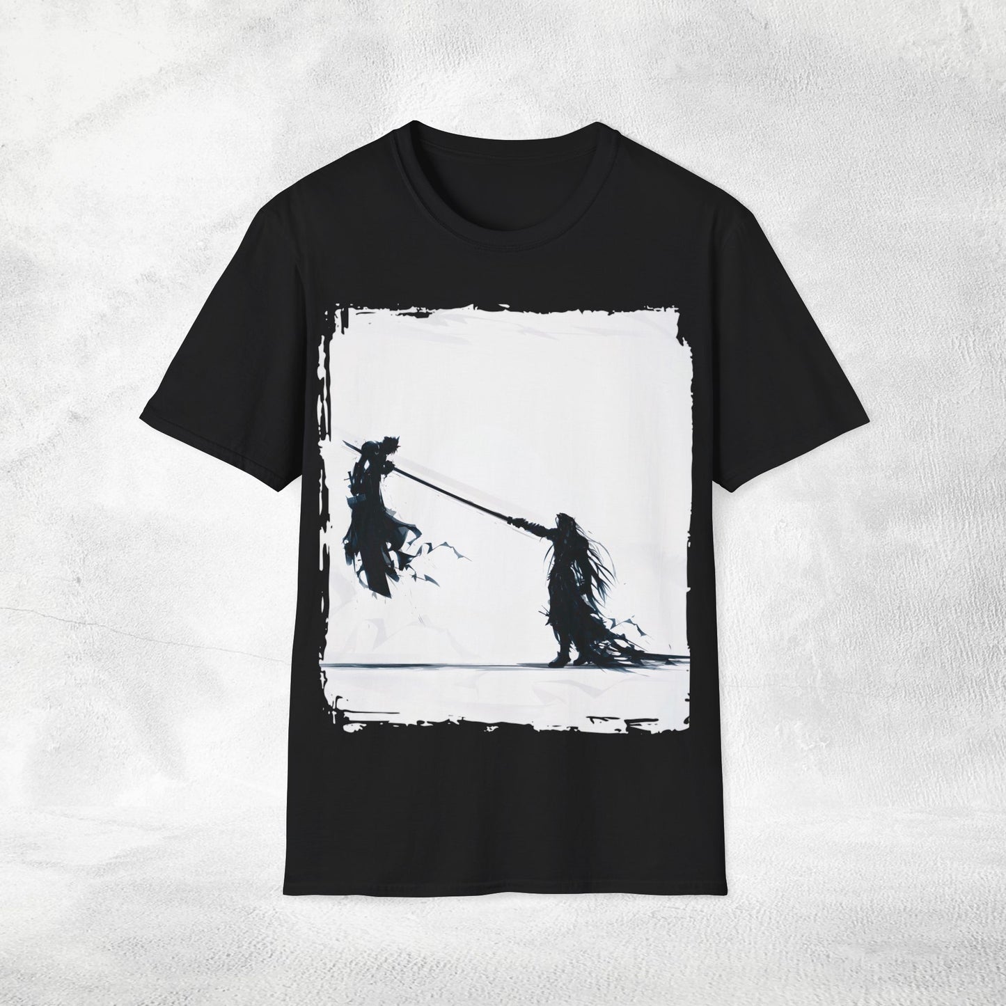 Unisex gaming shirt FF7 Cloud and Sephiroth