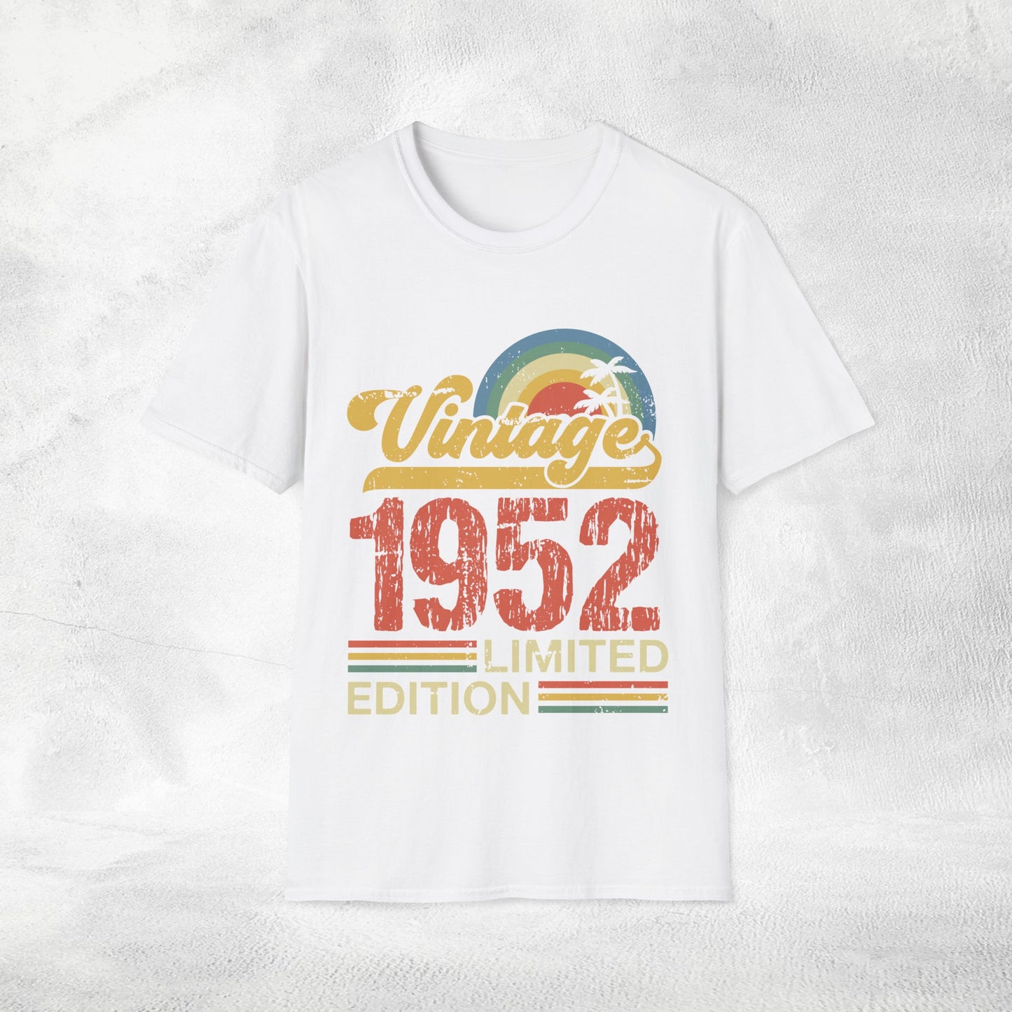 Unisex year of birth shirt 1952
