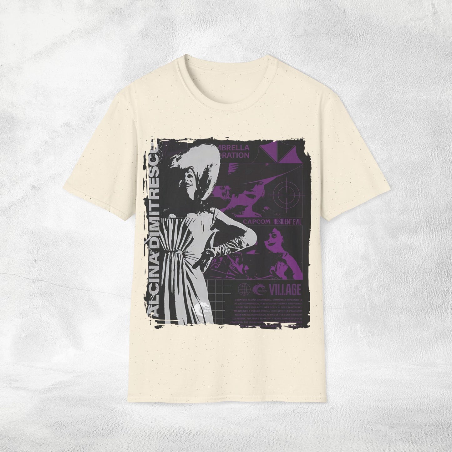 Unisex gaming shirt Resident Evil Lady Dimitresco