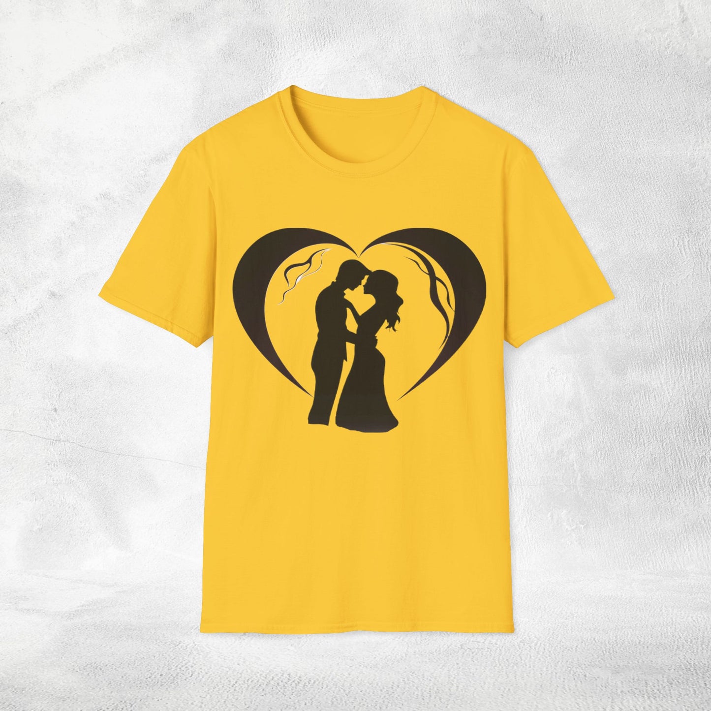 Unisex couples T-Shirt heart