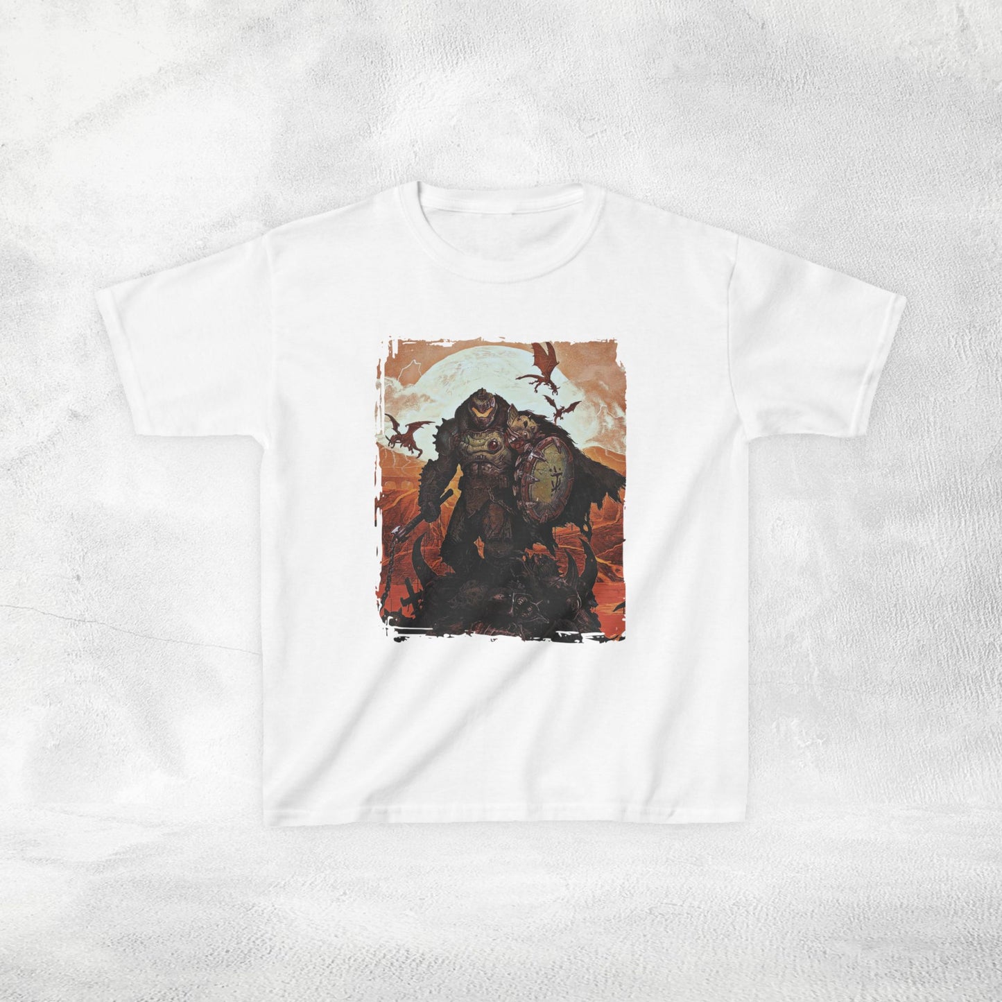 Kids  gaming shirt Doom the Dark Ages