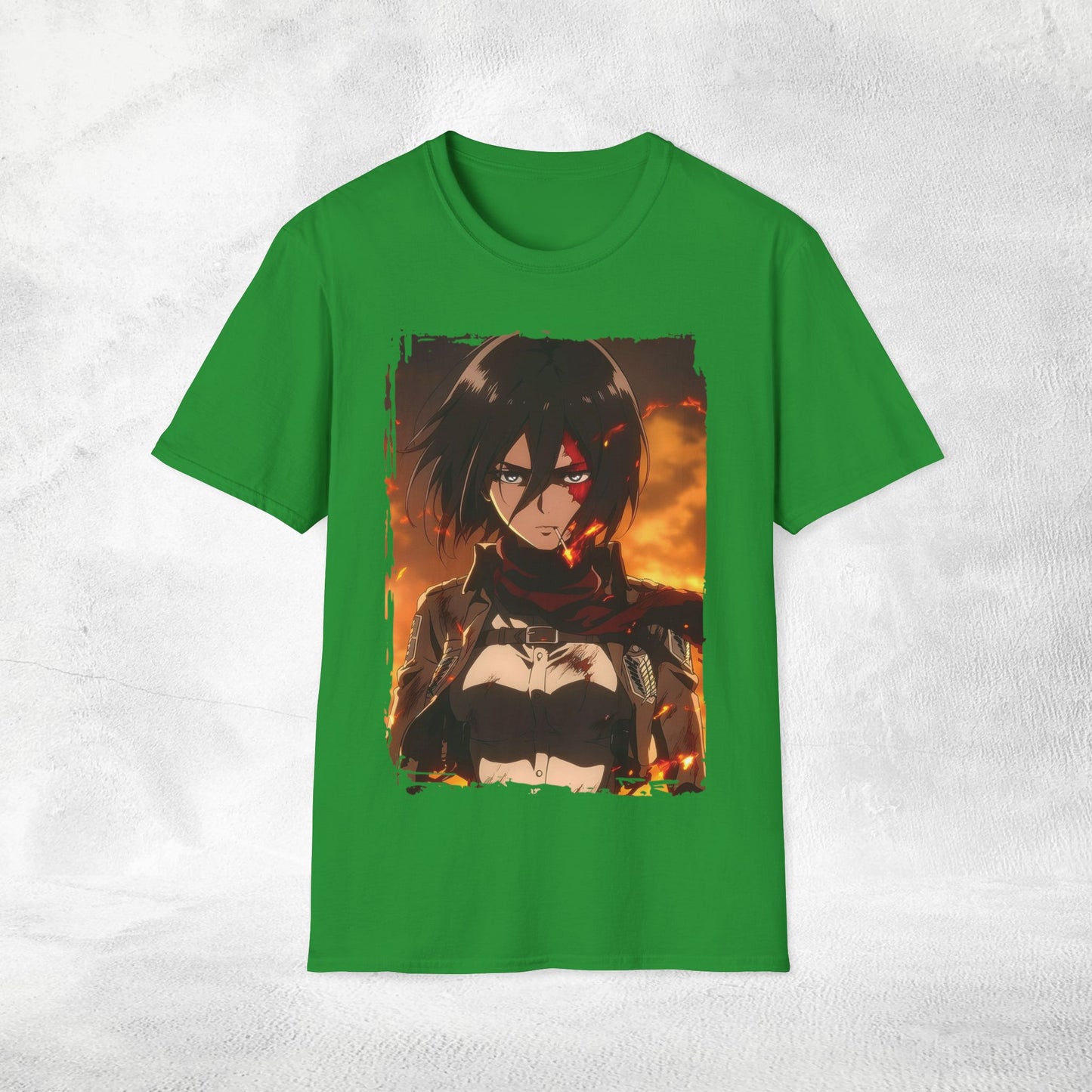 Unisex anime shirt Mikasa Ackerman