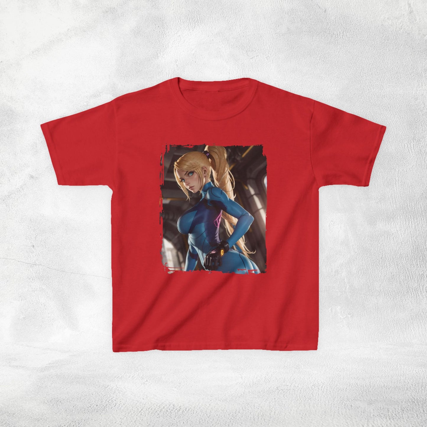 Kids  gaming shirt Samus Aran