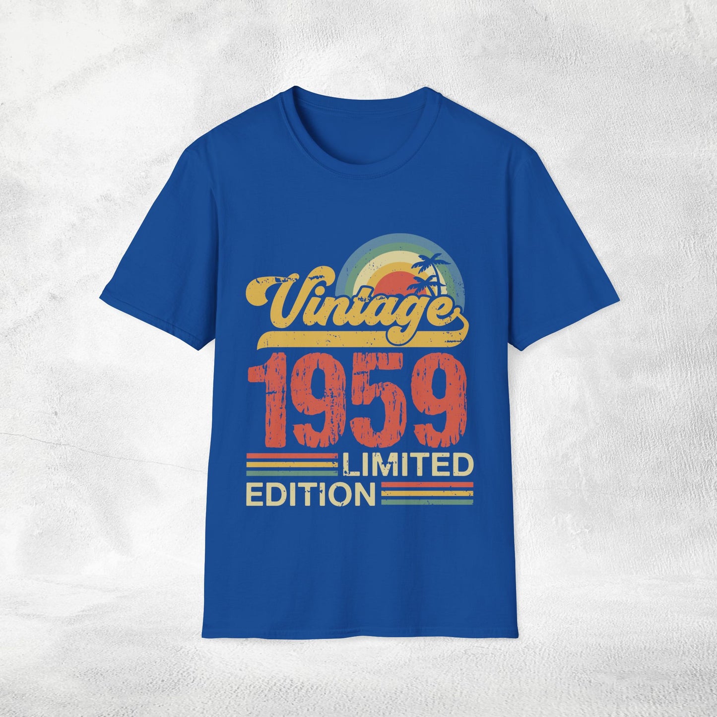 Unisex year of birth shirt 1959