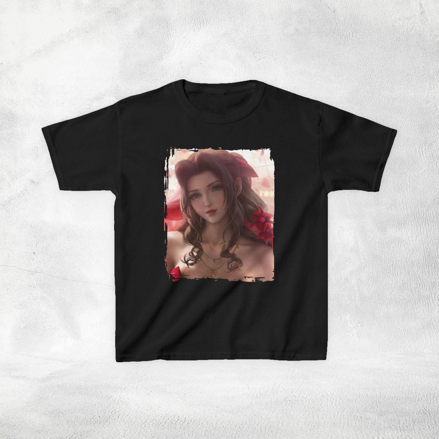 Kids gaming shirt Final Fantasy Aerith Gainsborough