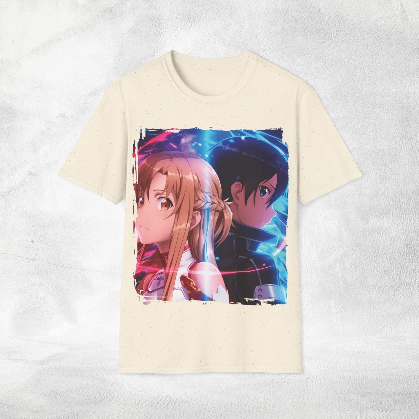Unisex anime shirt Kazuto Kirigaya / Kirito and Asuna Yuuki