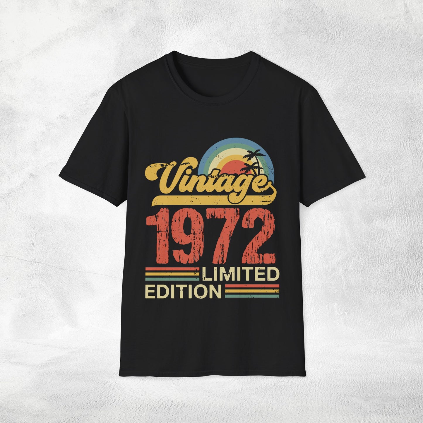 Unisex year of birth shirt 1972