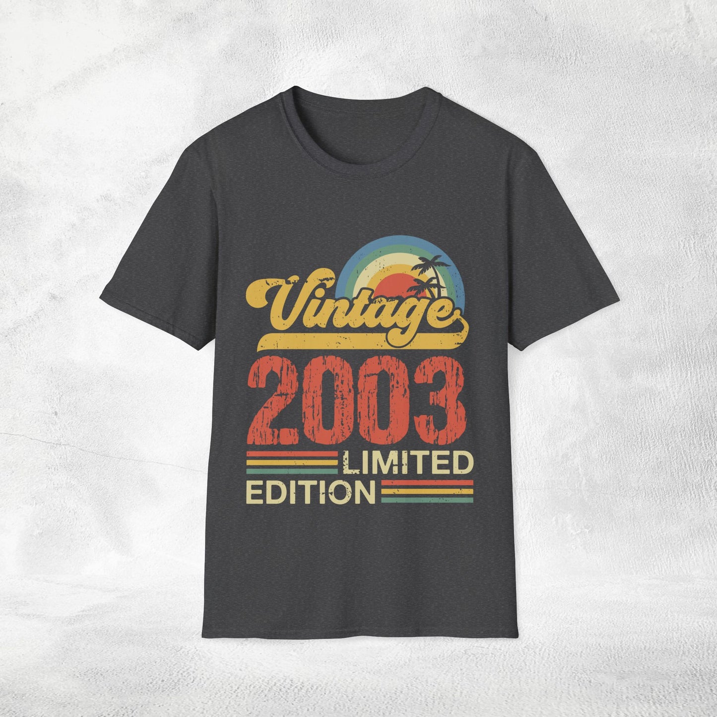 Unisex year of birth shirt 2003