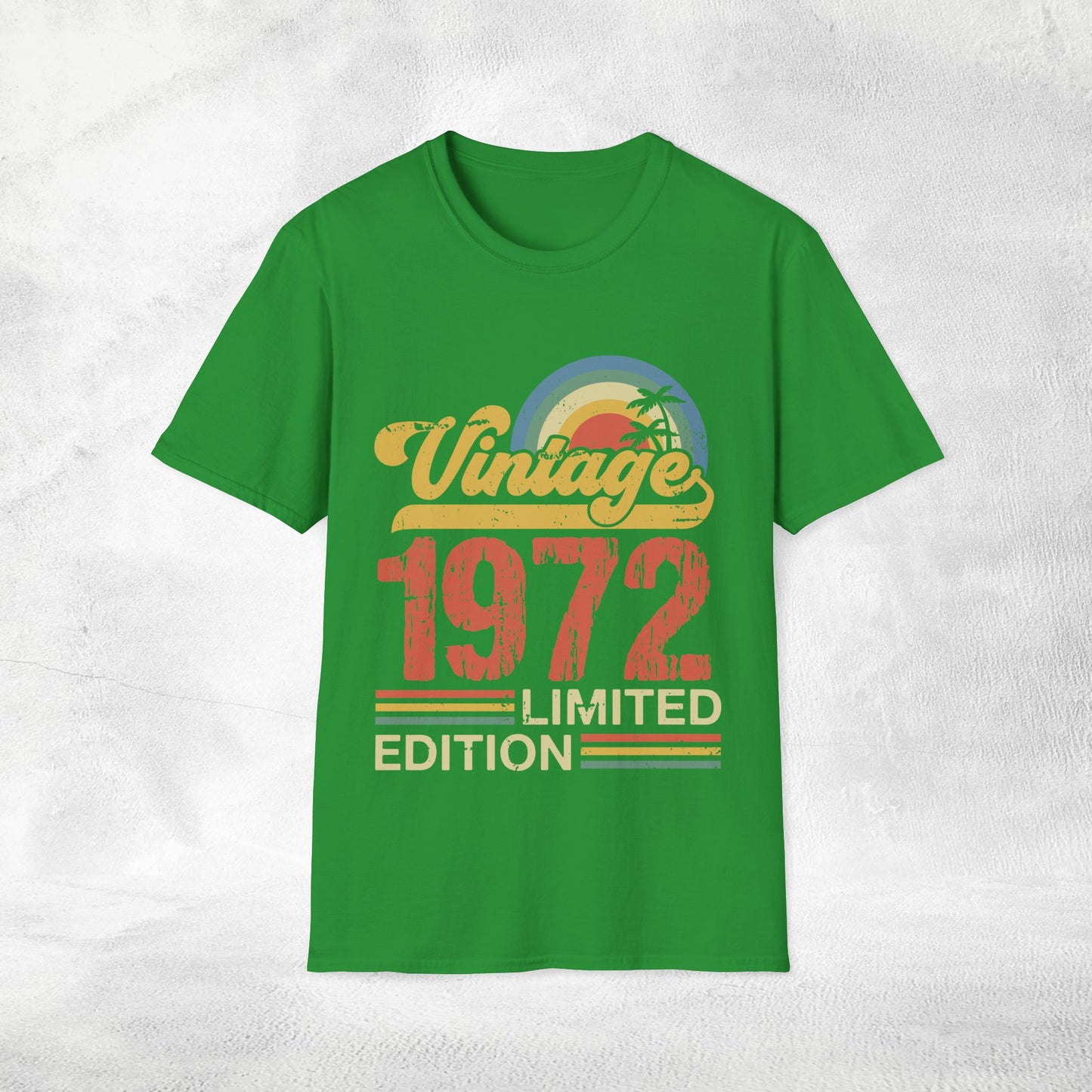 Unisex year of birth shirt 1972