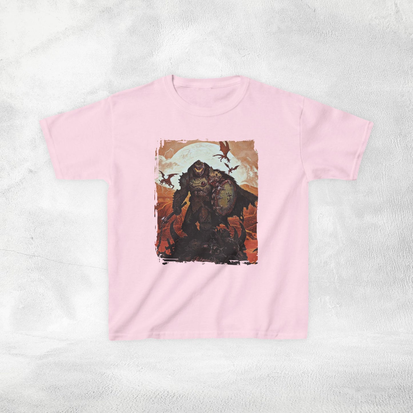 Kids  gaming shirt Doom the Dark Ages