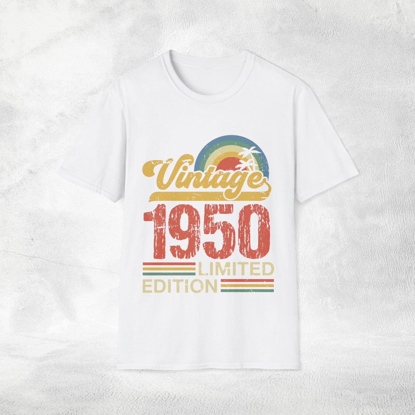 Unisex year of birth shirt 1950