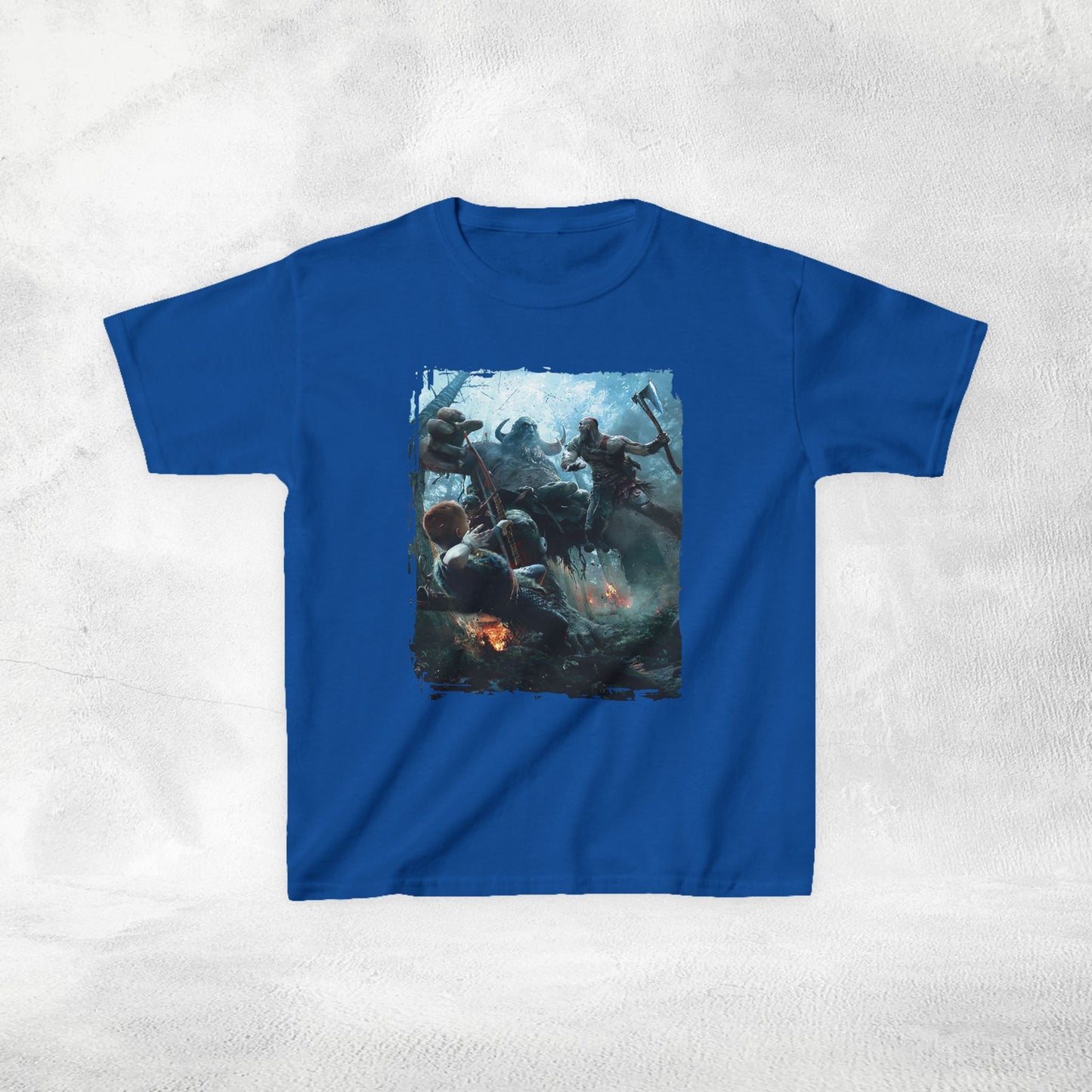 Kids  gaming shirt Kratos