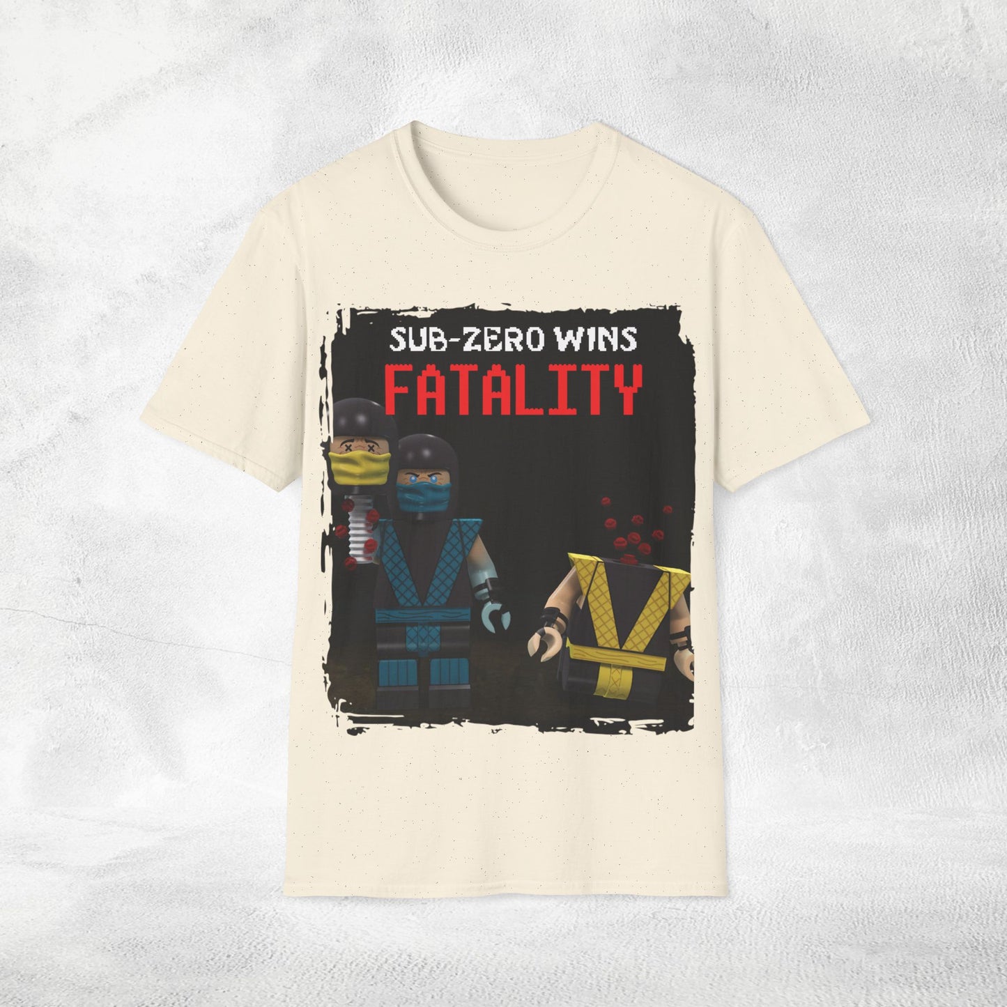 Unisex gaming shirt Mortal Kombat Sub-Zero Fatality