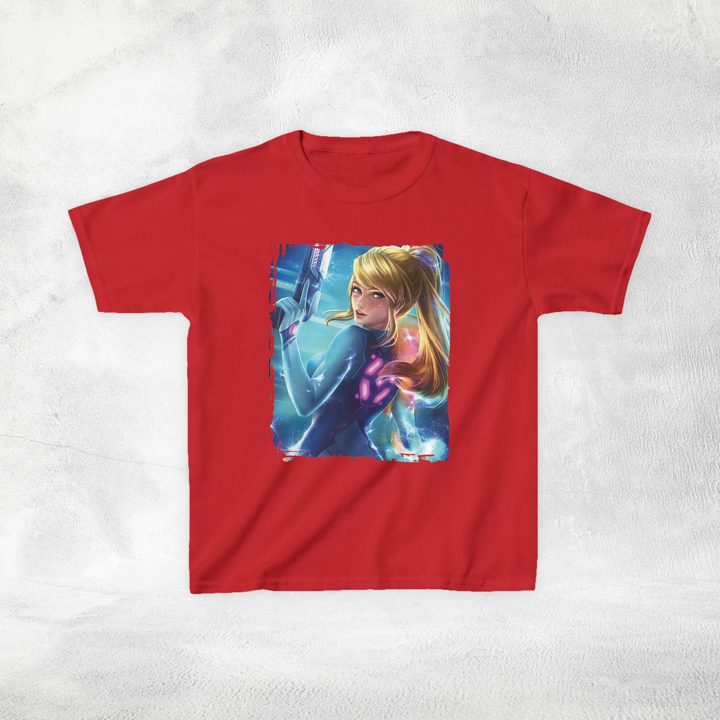 Kids  gaming shirt Samus Aran