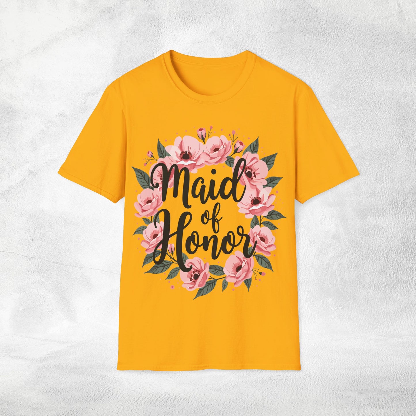 Women T-Shirt Maid of Honor bachelorette party