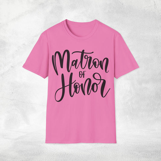 Women's T-Shirt Matron of Honor bachelorette party