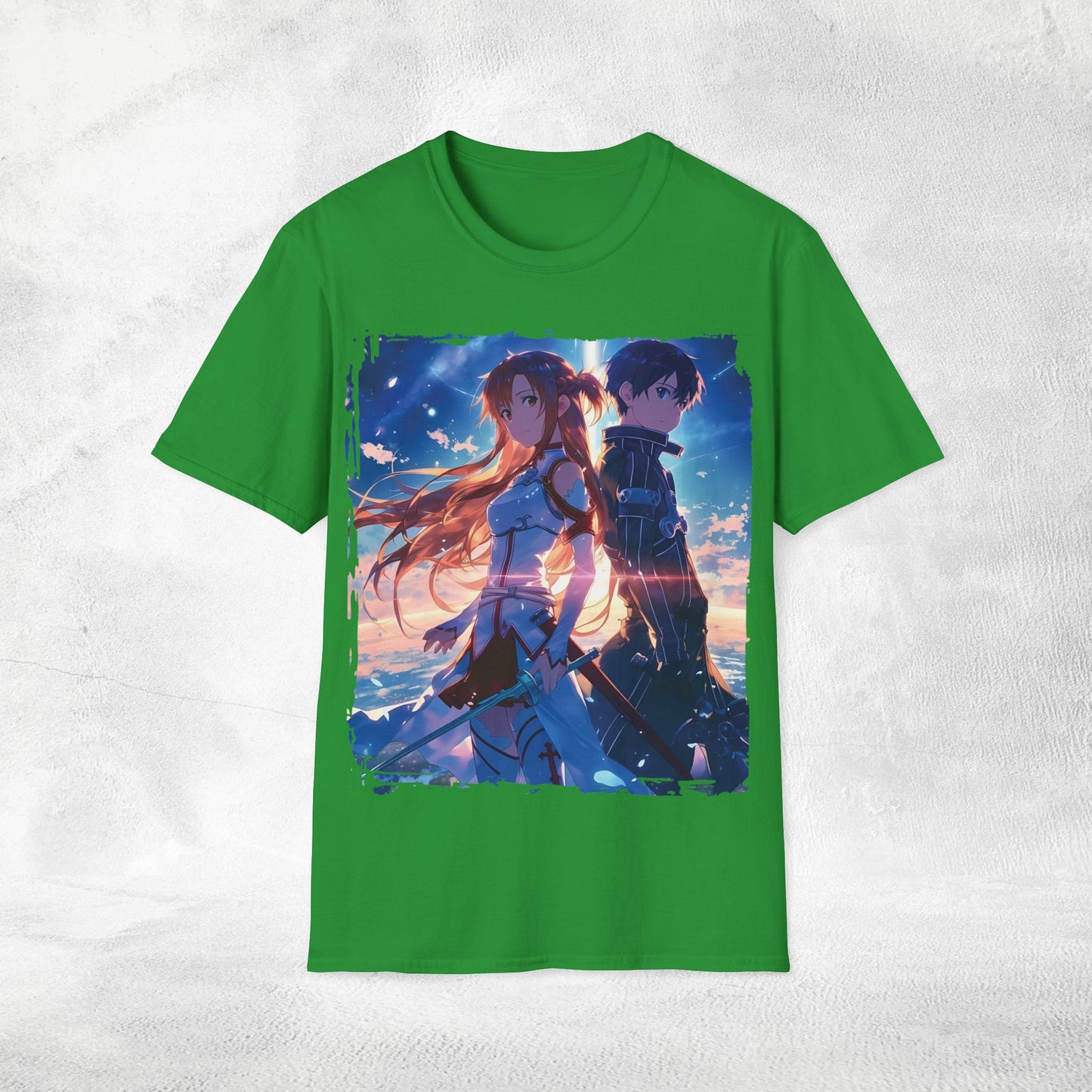 Unisex Anime shirt Kazuto Kirigaya / Kirito and Asuna Yuuki