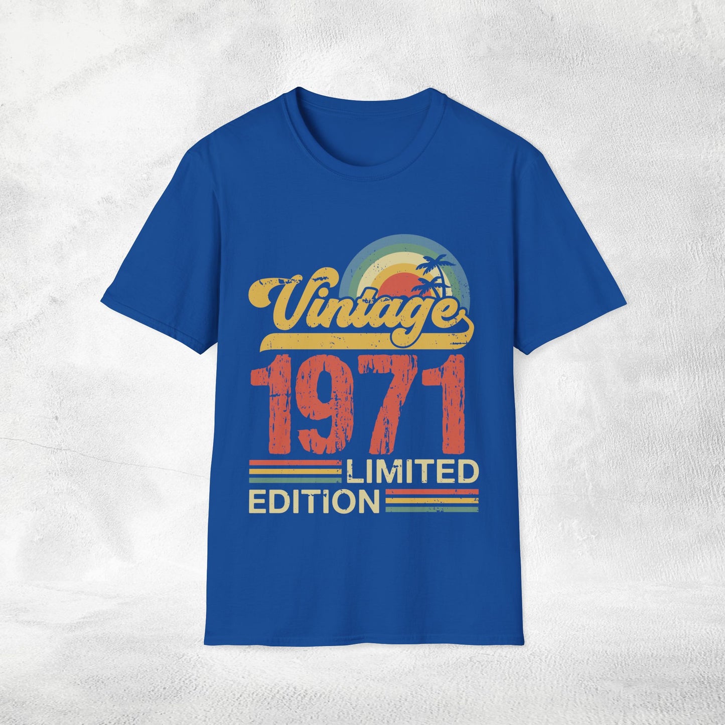 Unisex year of birth shirt 1971