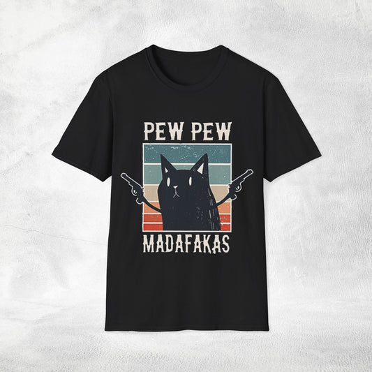 Unisex funny shirt pew pew madafakas
