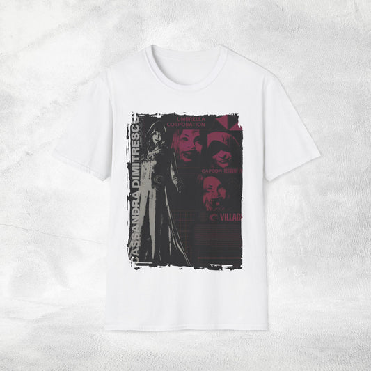 Unisex gaming shirt Resident Evil Cassandra Dimitresco