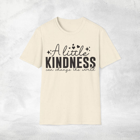 Women's Slogan T-shirt a little kindness