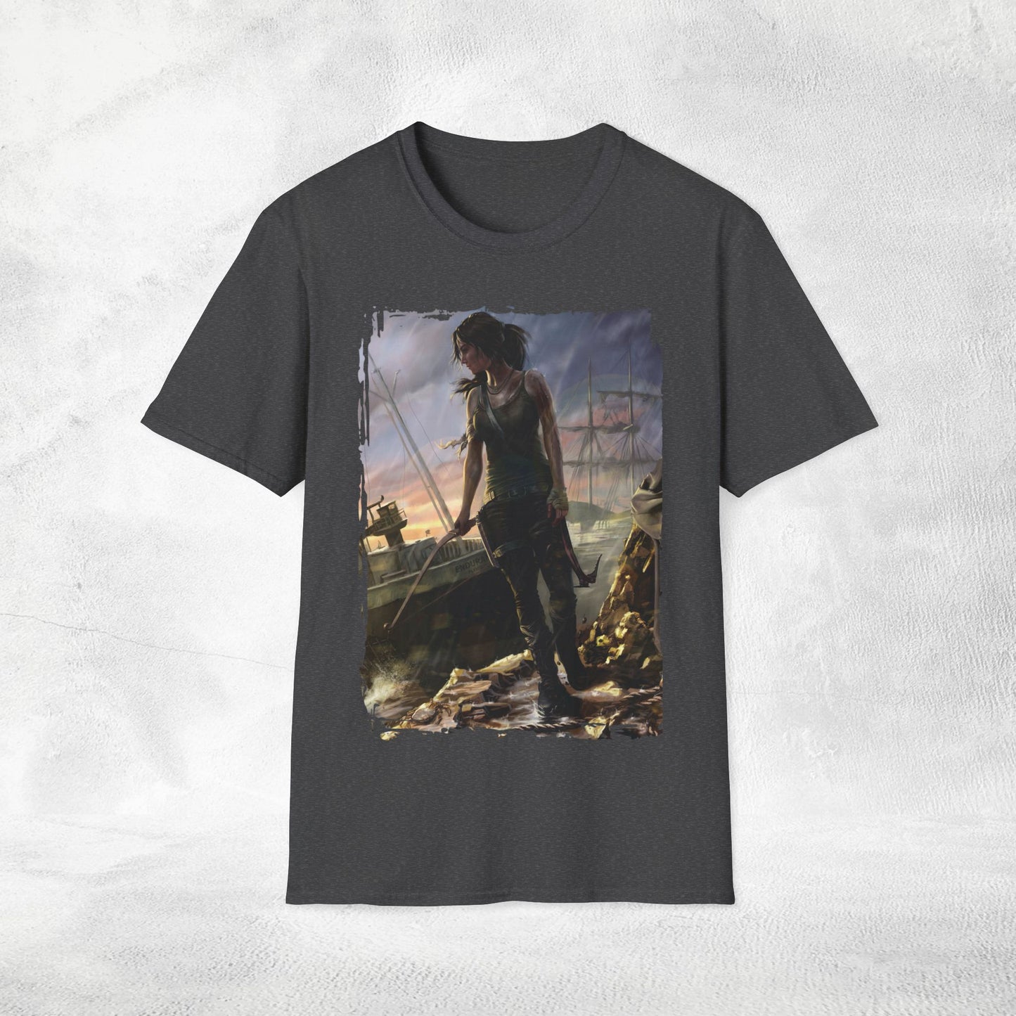 Unisex gaming shirt Lara Croft