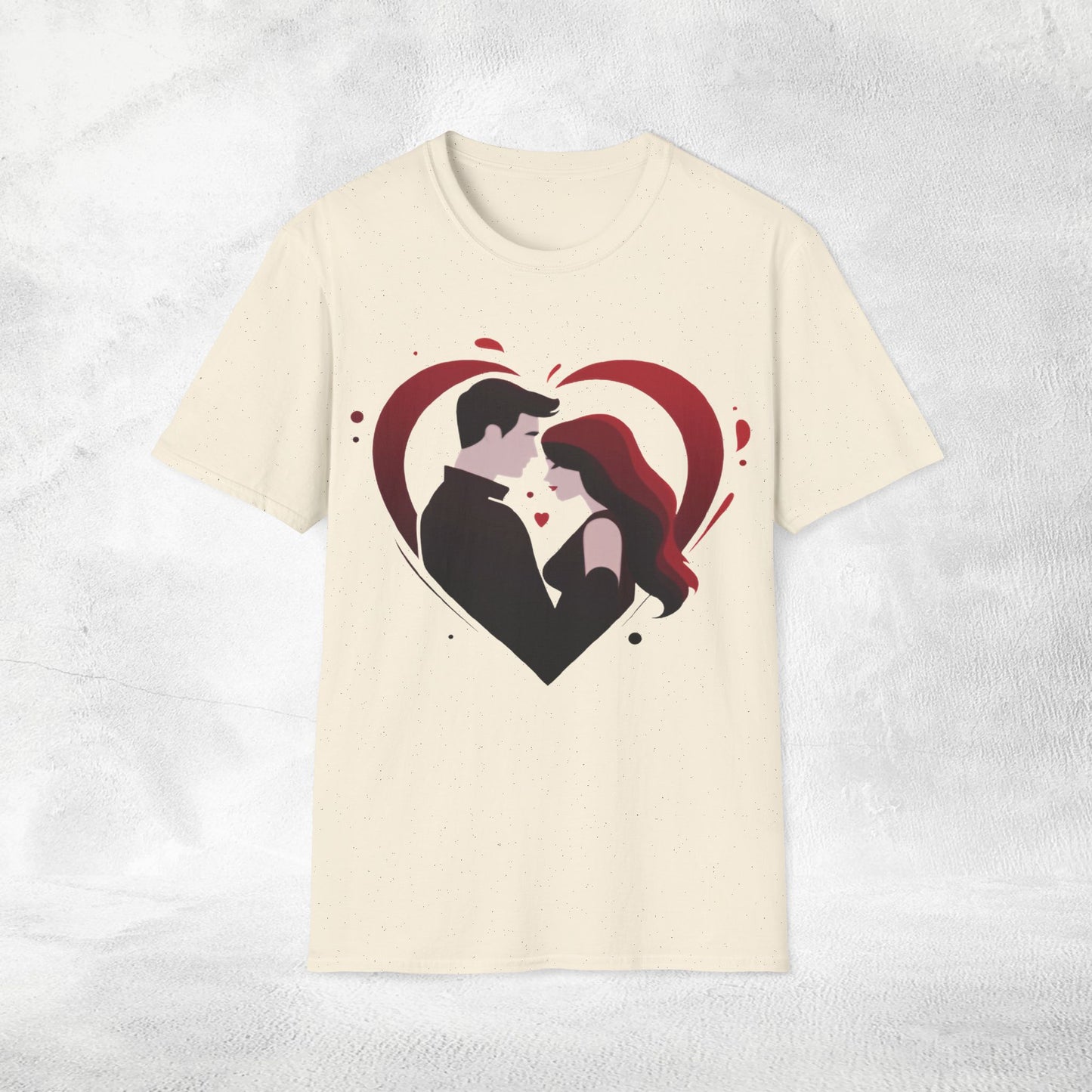 Unisex couples T-Shirt heart