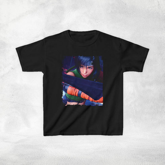 Kids  gaming shirt Final Fantasy Yuffie Kisaragi