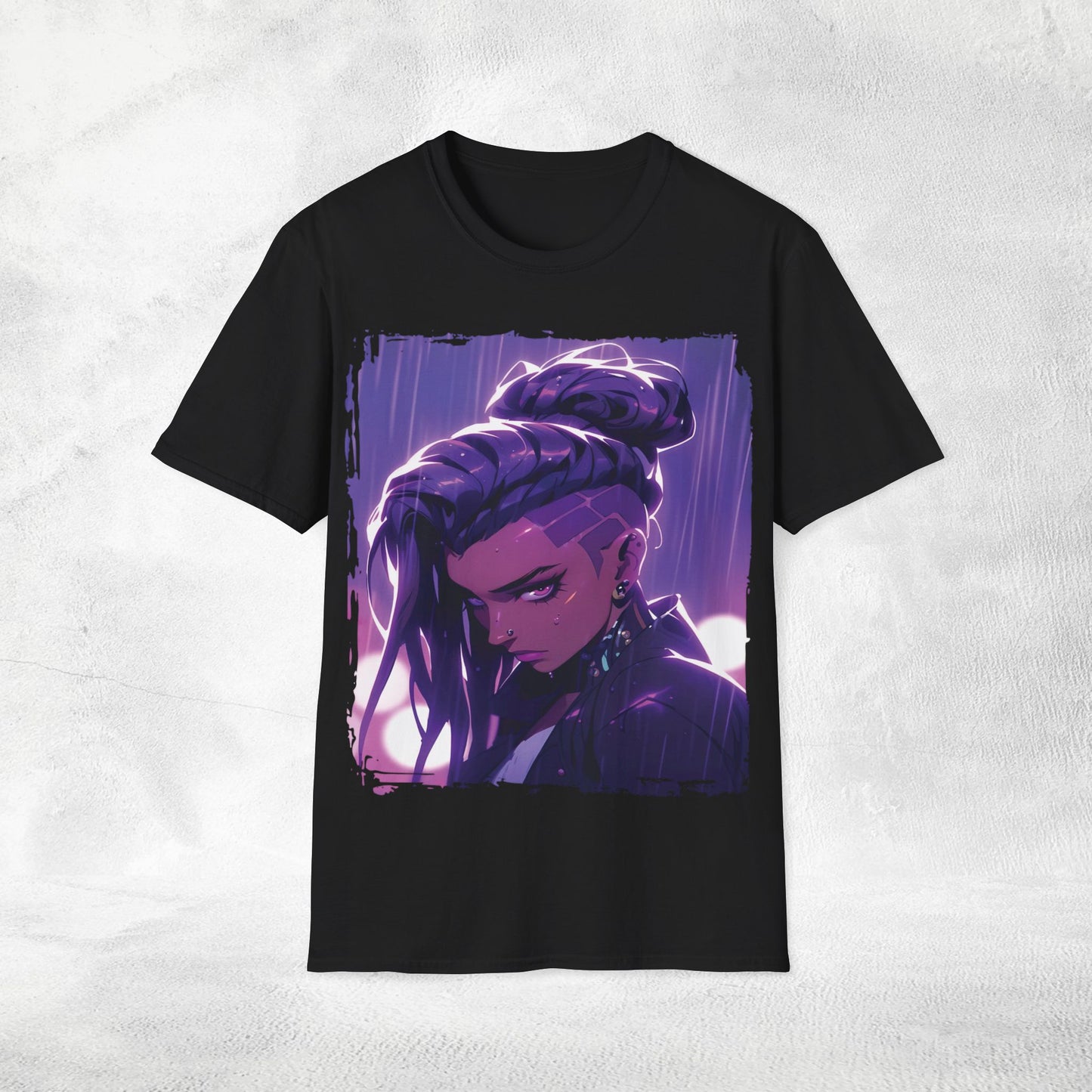 Unisex gaming shirt Overwatch Sombra