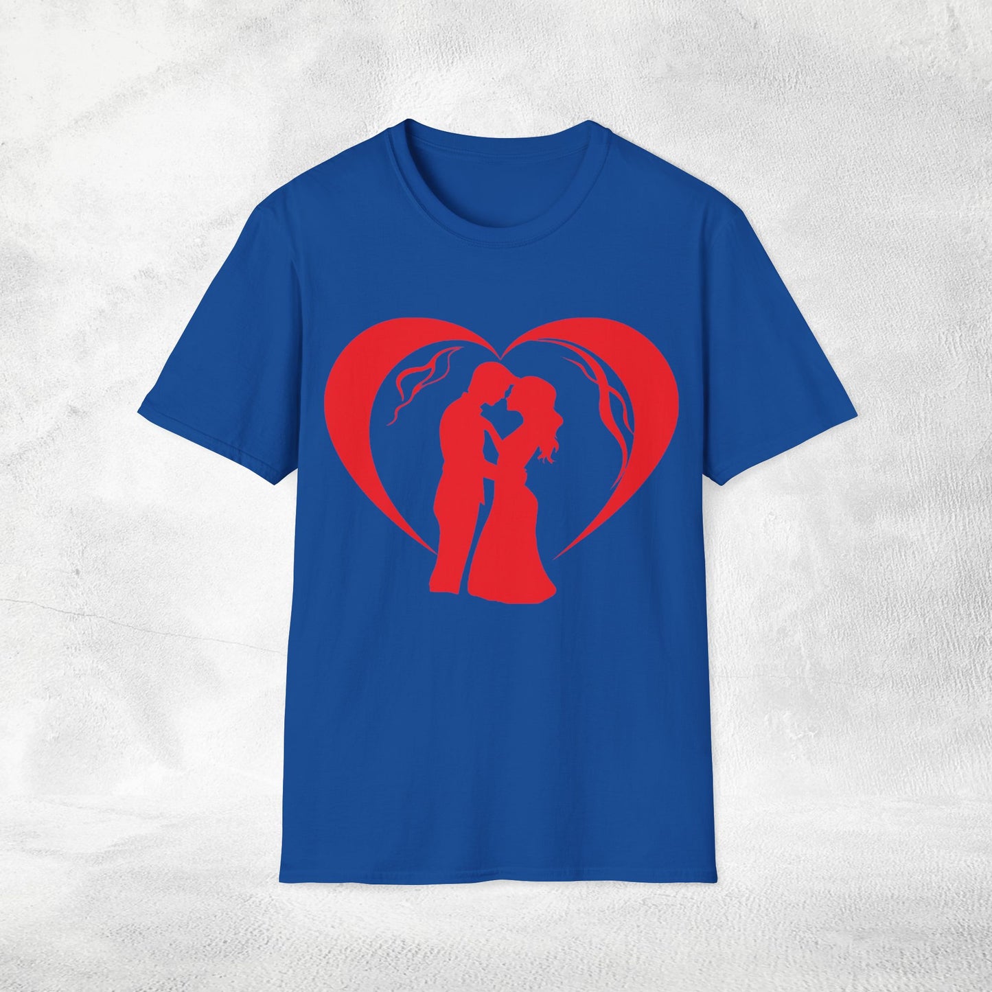 Unisex couples T-Shirt heart