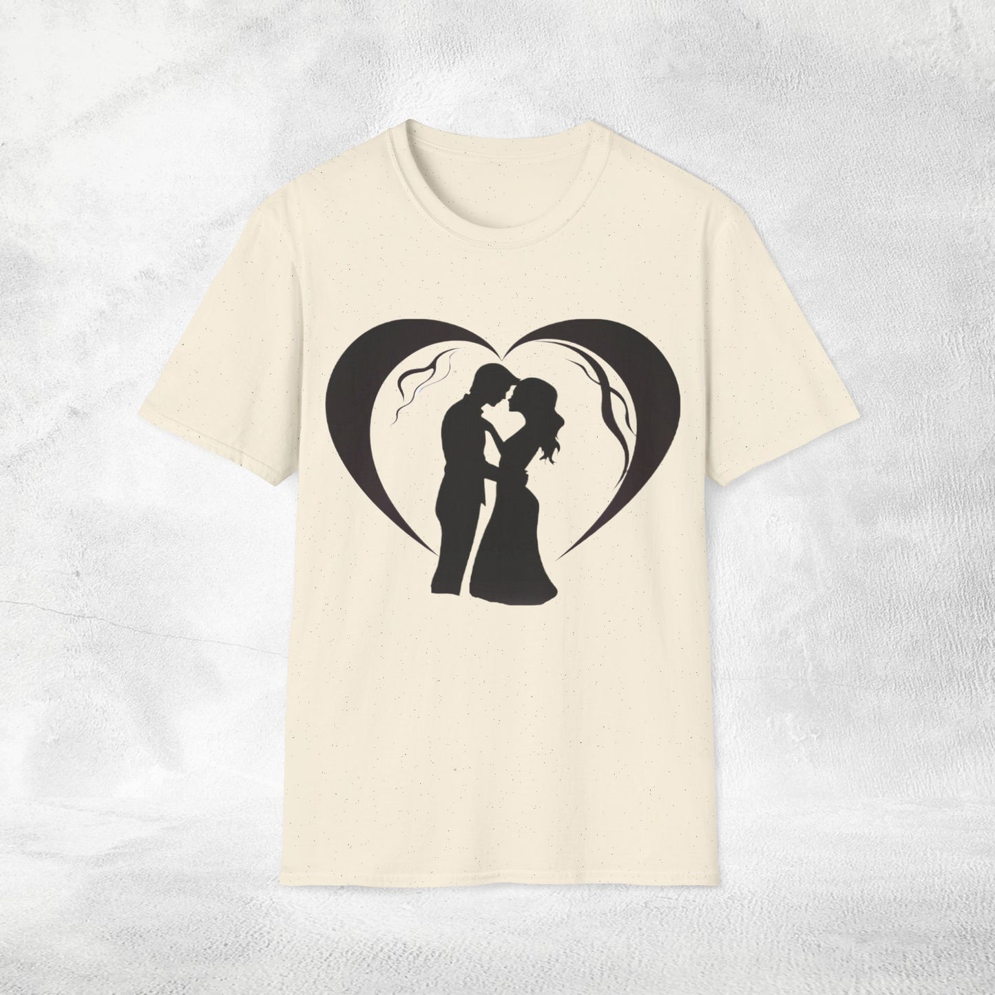 Unisex couples T-Shirt heart