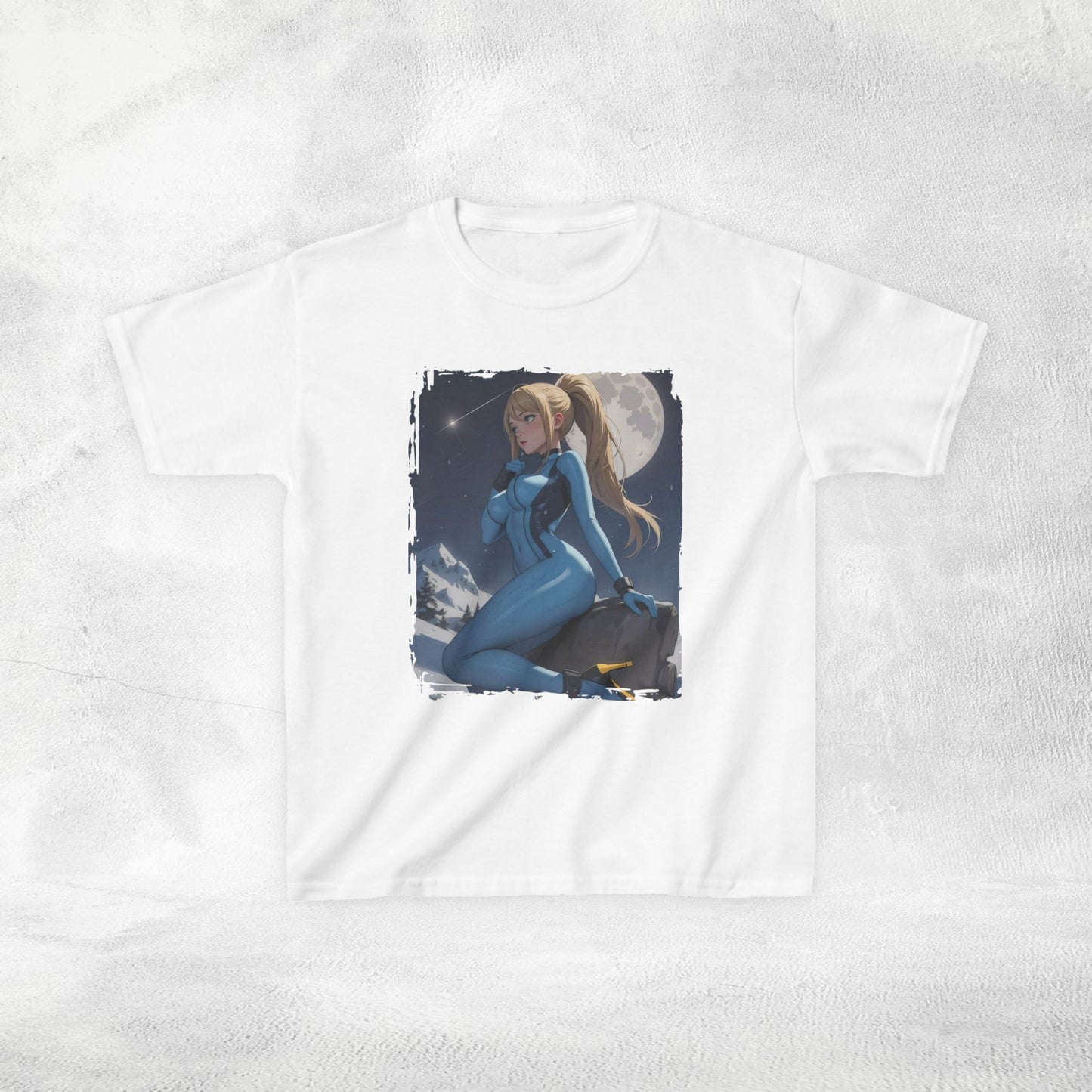 Kids  gaming shirt Samus Aran