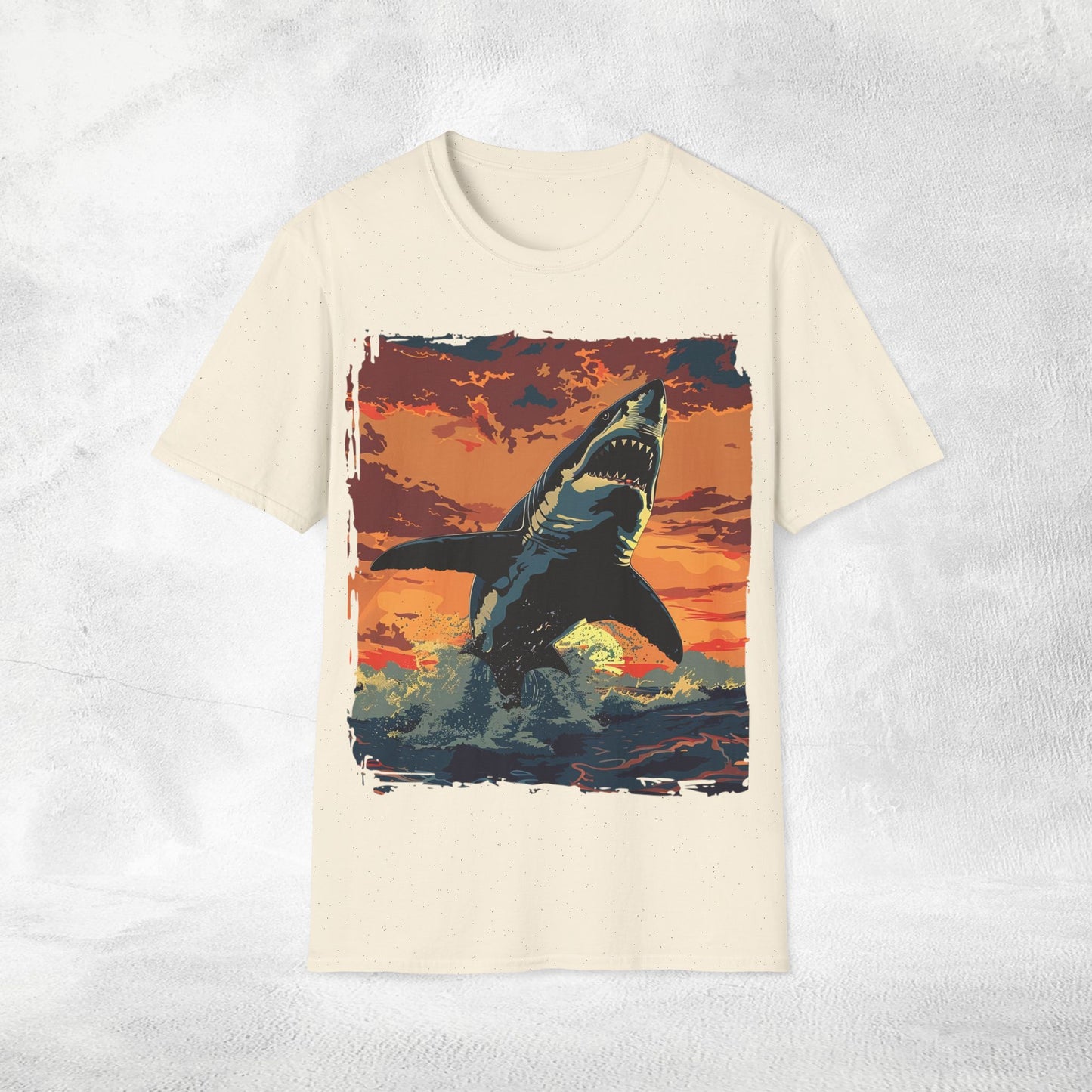 Unisex natural Beasts shirts shark