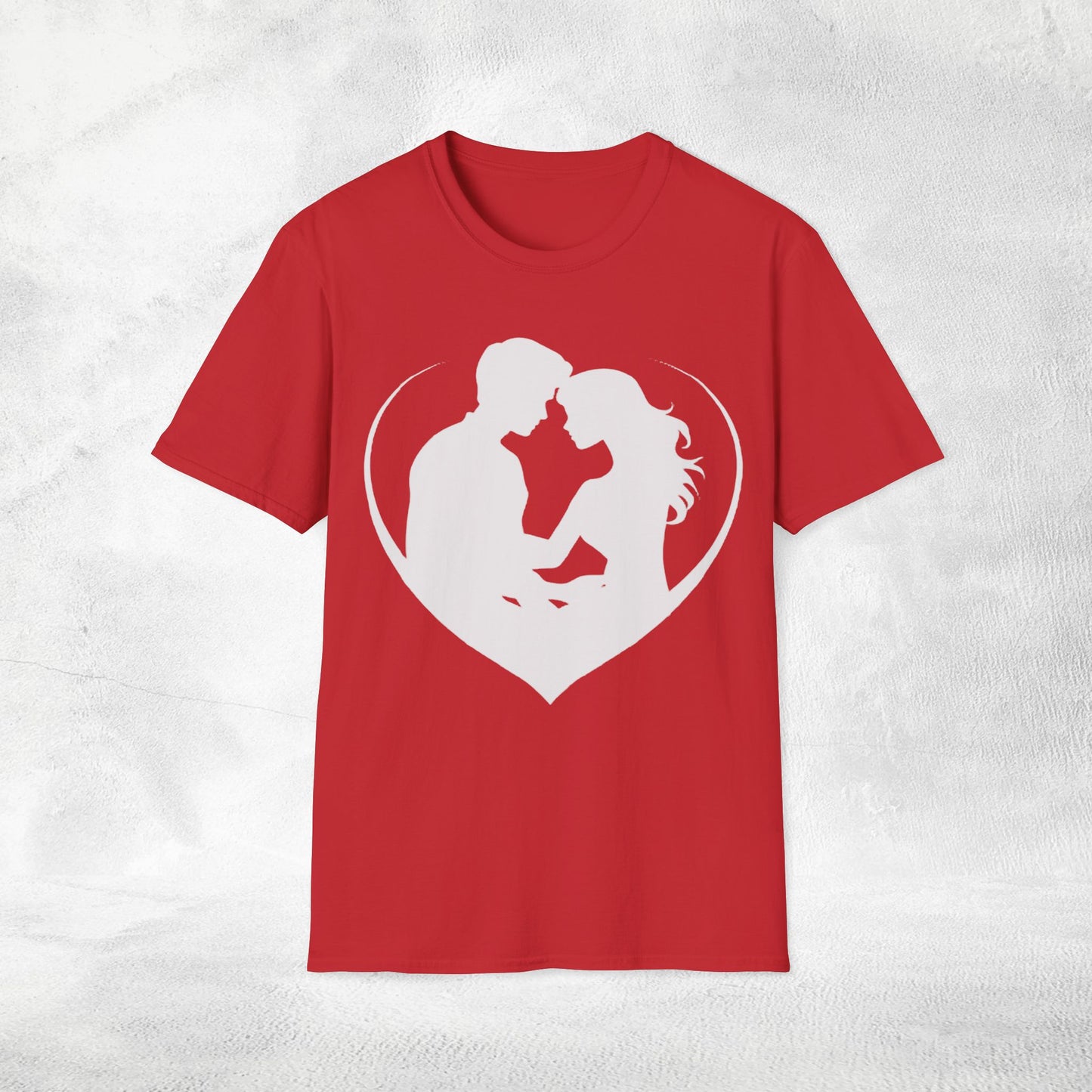 Unisex couples T-Shirt heart