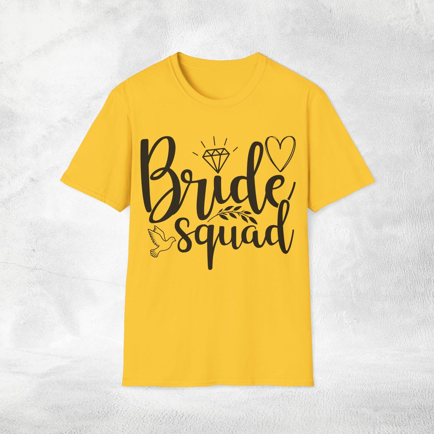 Women T-Shirt bride squad bachelorette party