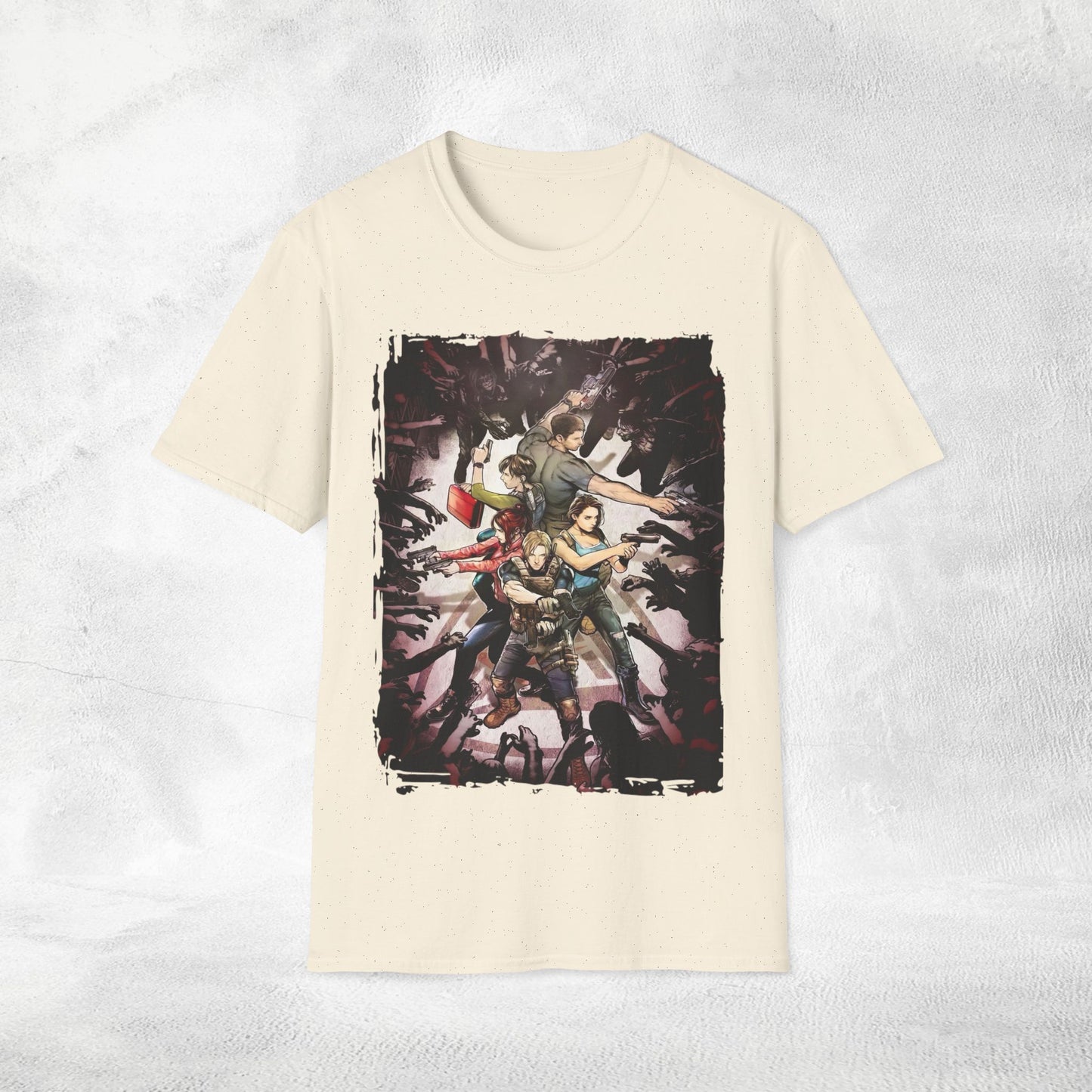 Unisex gaming shirt Resident Evil Anime Art