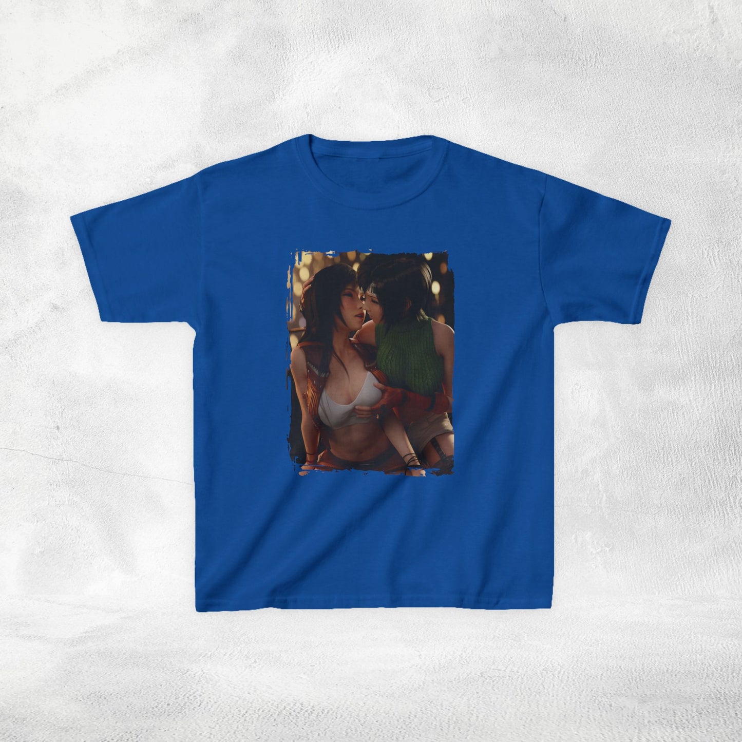 Kids gaming shirt Final Fantasy Yuffie Kisaragi and Tifa Lockhart