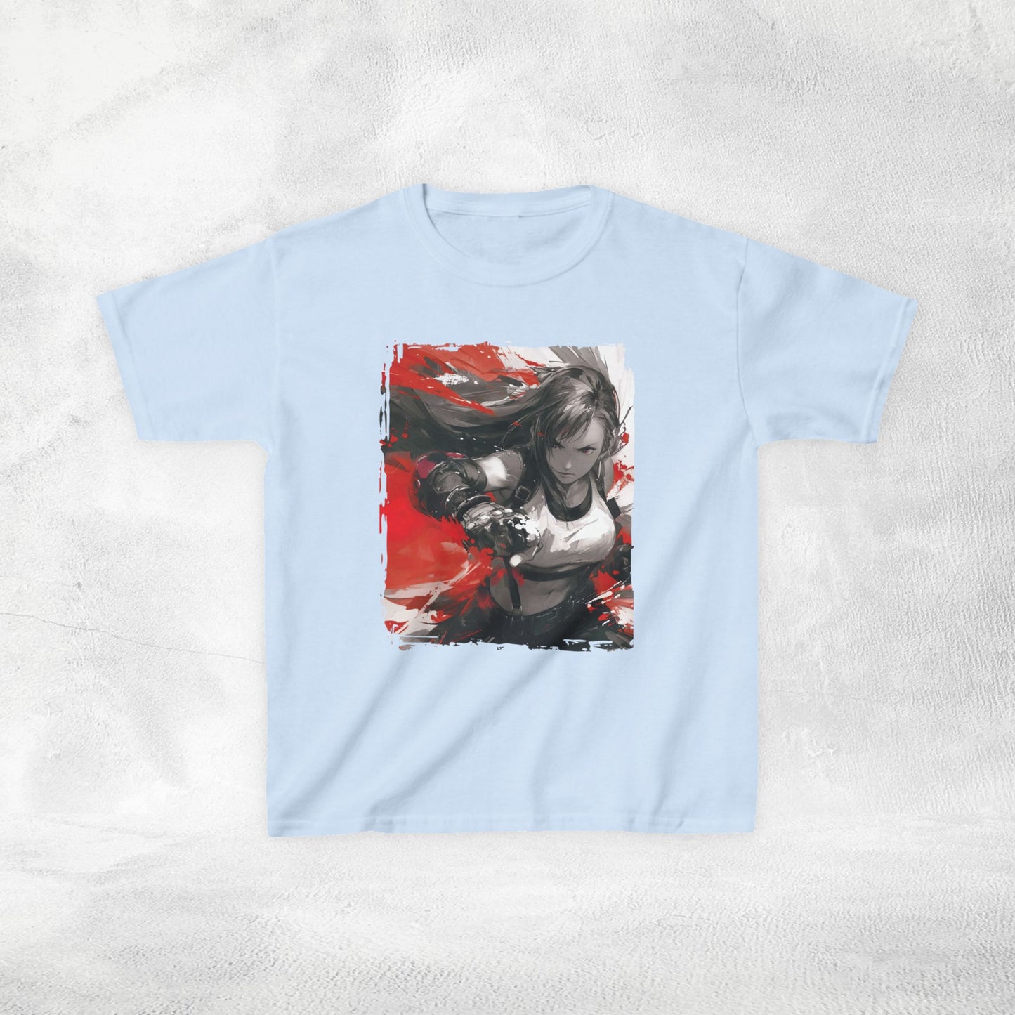 Kids gaming shirt Final Fantasy Tifa Lockhart