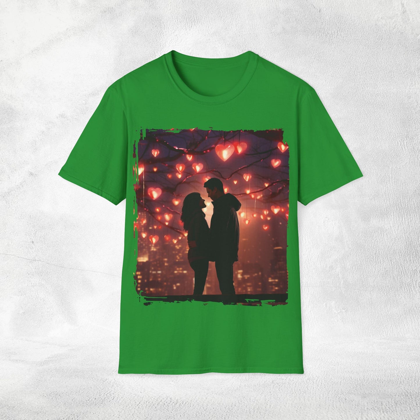 Unisex couples T-Shirt hearts