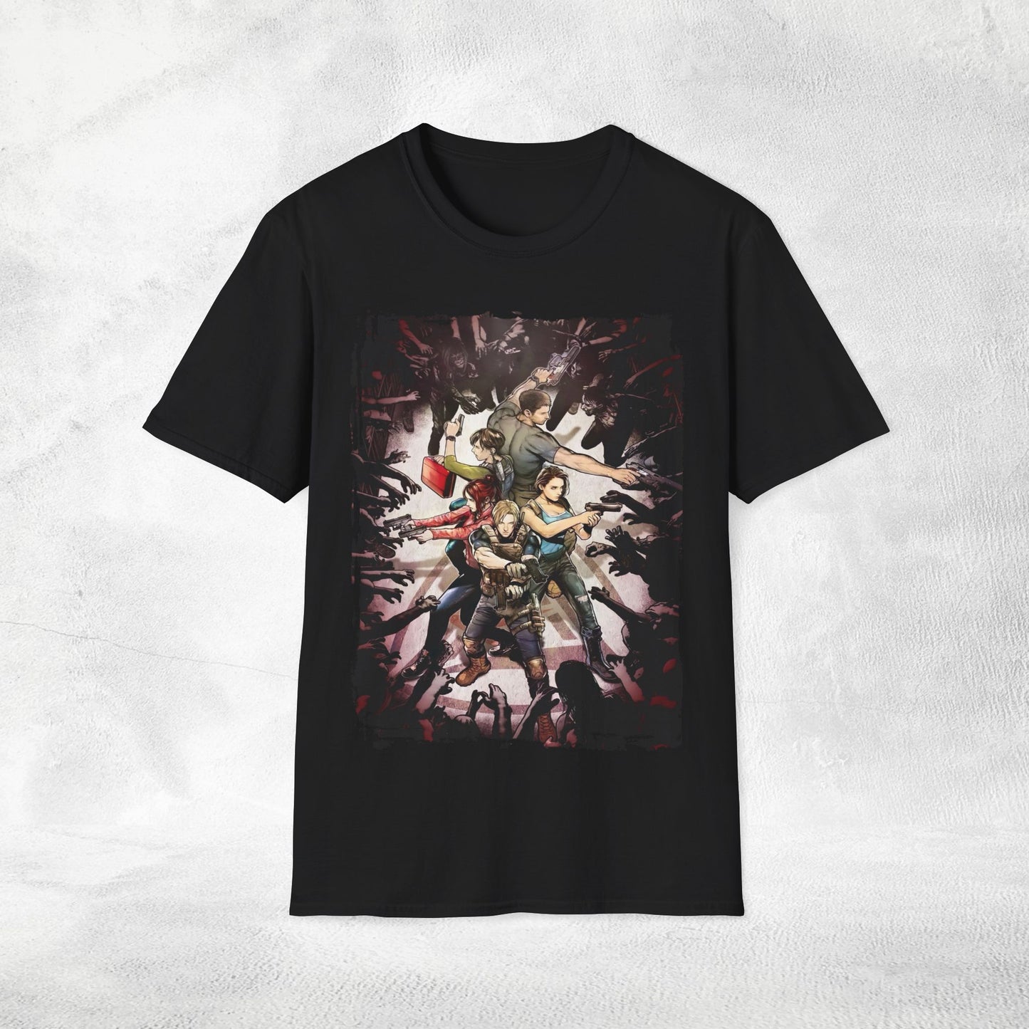 Unisex gaming shirt Resident Evil Anime Art