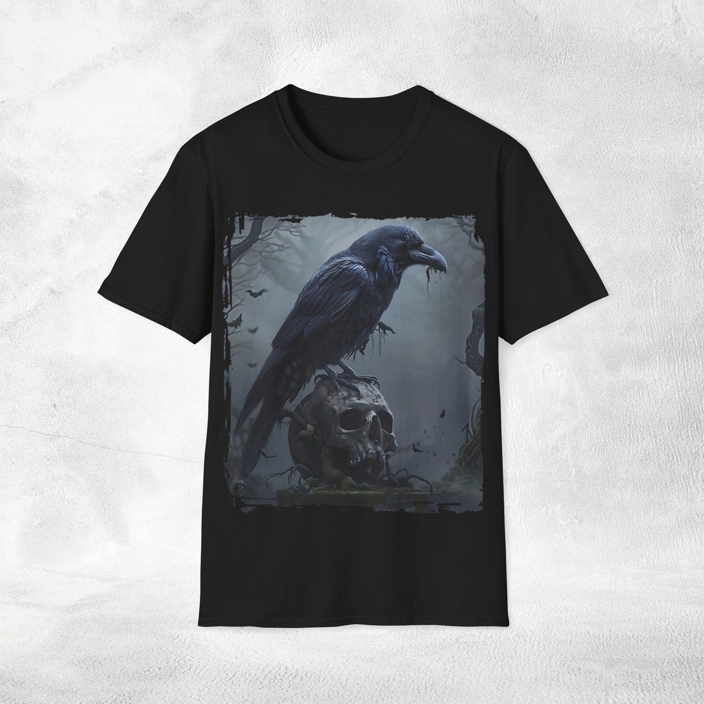 Unisex Gothic Shirt Crow