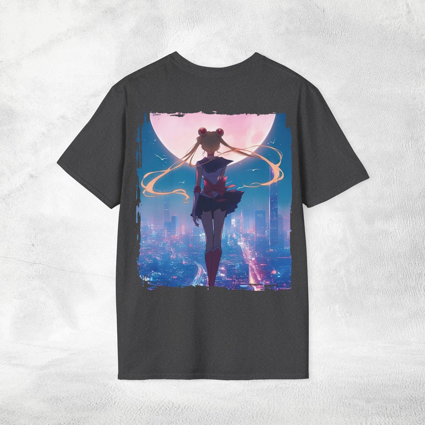 Unisex anime shirt Sailor Moon BACKPRINT